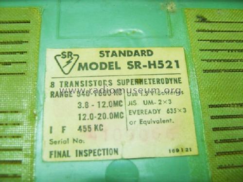 Transistor 8 Philharmonic SR-H521; Standard Radio Corp. (ID = 1323175) Radio