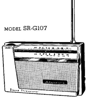 SR-G107; Standard Radio Corp. (ID = 493259) Radio