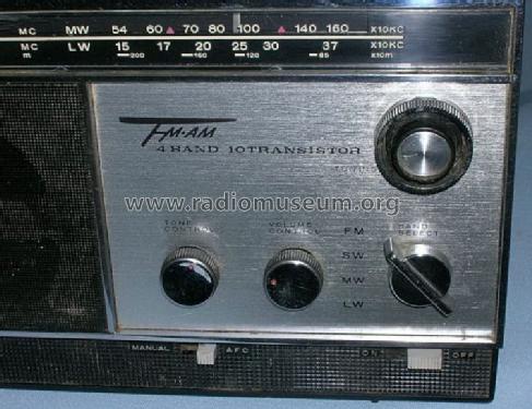 4 Band 10 Transistor Radio SR-J802FL; Standard Radio Corp. (ID = 584154) Radio