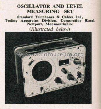 Oscillator 74254-A; Standard Telephones (ID = 2639518) Ausrüstung