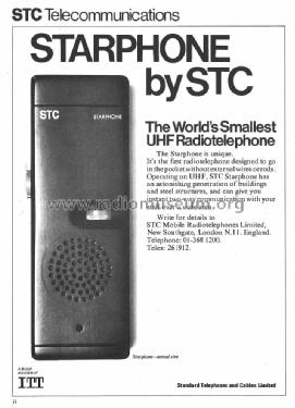 Starphone SF1.1.25.S; Standard Telephones (ID = 2645237) Commercial TRX