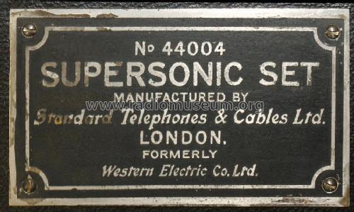 Supersonic Set 44004; Standard Telephones (ID = 1967334) mod-past25