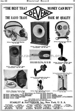 DeVeau Silvertone Midget No. 835; Stanley & Patterson, (ID = 1246805) Speaker-P