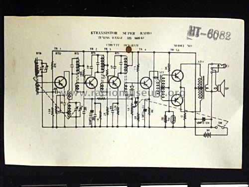 De Luxe Six Transistor HT-6082 ; Star-Lite (ID = 2647673) Radio