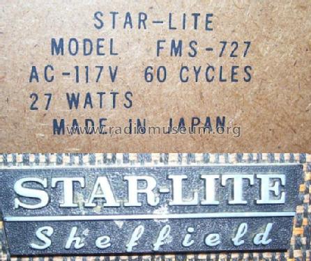 Sheffield AM-FM 3-Speaker Radio FMS-727; Star-Lite (ID = 988819) Radio