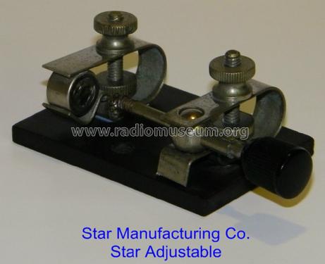 Adjustable Crystal Detector Stand ; Star Manufacturing (ID = 1193191) Radio part