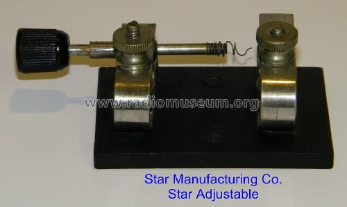 Adjustable Crystal Detector Stand ; Star Manufacturing (ID = 1193192) Radio part