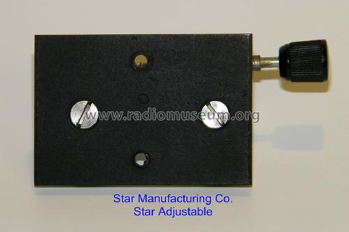 Adjustable Crystal Detector Stand ; Star Manufacturing (ID = 1193194) Radio part