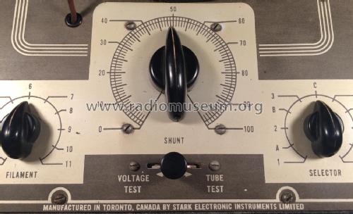 Tube Tester 9-55; Stark Electronic (ID = 2219766) Equipment