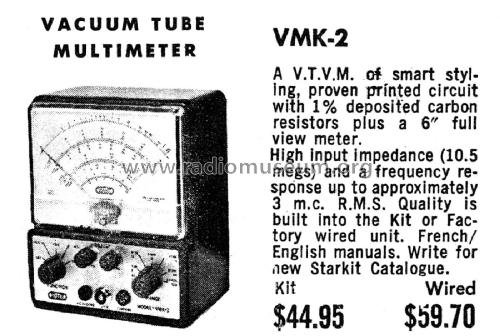 Starkit VTVM VMK-2; Stark Electronic (ID = 2309296) Equipment