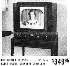The Henry Hudson ; Starrett Television (ID = 505690) Television