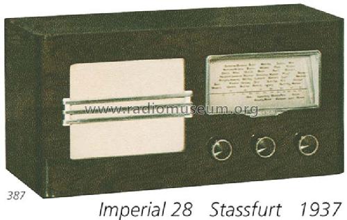 Imperial 28W; Stassfurter Licht- (ID = 1029) Radio