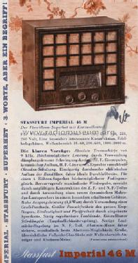 Imperial 46M; Stassfurter Licht- (ID = 623048) Radio