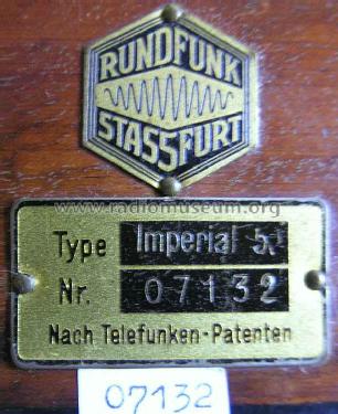 Imperial 5 ; Stassfurter Licht- (ID = 1671553) Radio