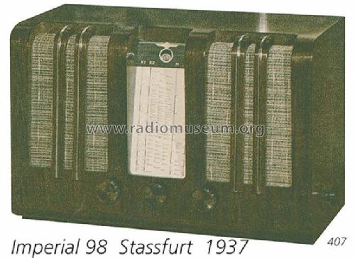 Imperial 98W; Stassfurter Licht- (ID = 1031) Radio