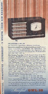 Imperial GWL35; Stassfurter Licht- (ID = 623050) Radio