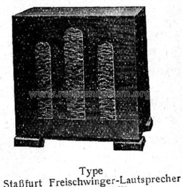 Lautsprecher Freischwinger; Stassfurter Licht- (ID = 1507121) Speaker-P