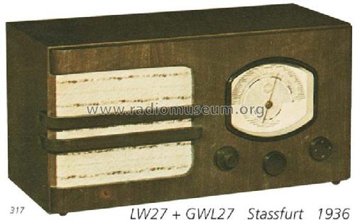 LW27; Stassfurter Licht- (ID = 708673) Radio