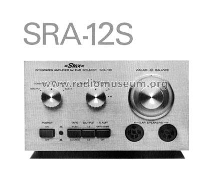 SRA-12s; Stax Industries Ltd. (ID = 1577827) Ampl/Mixer