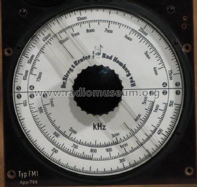 Absorptionsfrequenzmesser FM1; Steeg, Dr., & Reuter (ID = 657556) Equipment