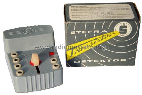 Transistor Detektor TDA; Stefra Marke, Rudolf (ID = 1493921) Cristallo