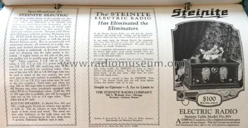 993 ; Steinite Radio Co., (ID = 1958614) Radio