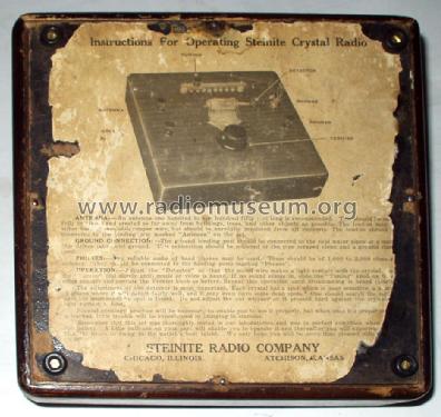 New Crystal Receiver; Steinite Radio Co., (ID = 1462744) Detektor