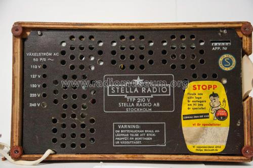 210V; Stella Radio AB; (ID = 1740698) Radio