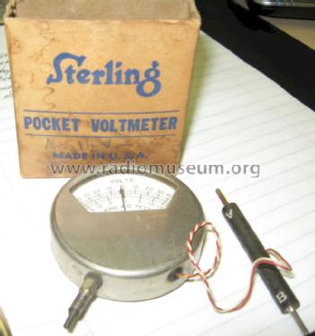 Pocket Voltmeter - Aid Tester ; Sterling Manuf. Co.; (ID = 1342890) Equipment