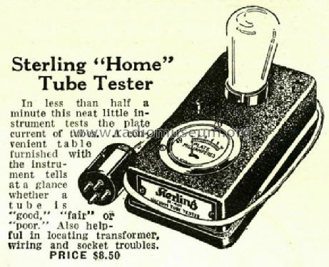 Vacuum Tube Tester R-401; Sterling Manuf. Co.; (ID = 762518) Equipment