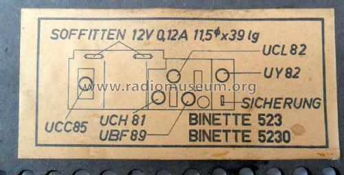 Binette 5230 C; Stern-Radio (ID = 2000614) Radio