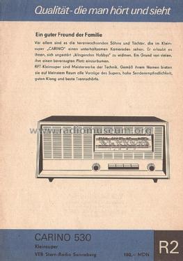 Carino 530; Stern-Radio (ID = 3038791) Radio