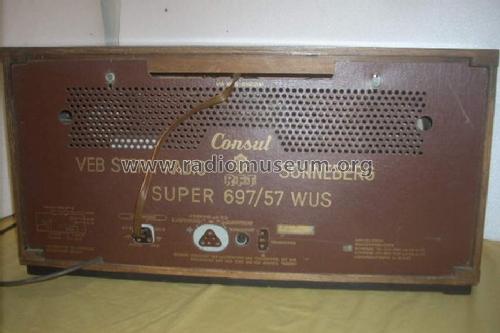 Sonneberg Consul 697/57WUS; Stern-Radio (ID = 1299547) Radio