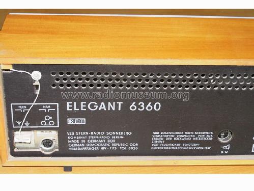 Elegant 6360; Stern-Radio (ID = 1693272) Radio