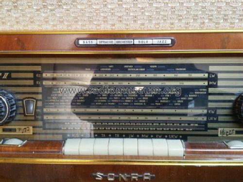 Sonra Erfurt 2 8118/58 GWU-3D; Stern-Radio (ID = 1854730) Radio