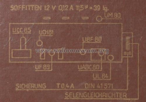 Sonra Erfurt 2 8118/58 GWU-3D; Stern-Radio (ID = 688789) Radio