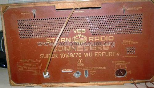 Sonneberg Erfurt 4 Super 10149/70 WU; Stern-Radio (ID = 101733) Radio