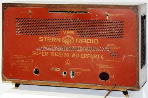 Sonneberg Erfurt 4 Super 10149/70 WU; Stern-Radio (ID = 912595) Radio