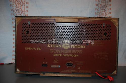 Ilmenau 850 Super 66/61 W208H; Stern-Radio (ID = 1934547) Radio