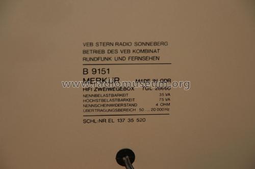 Merkur B9151; Stern-Radio (ID = 2059222) Parlante