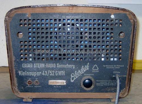 Oberhof 43/52GWH; Messgerätewerk (ID = 285476) Radio