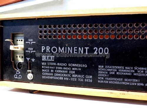 Prominent 200; Stern-Radio (ID = 602306) Radio