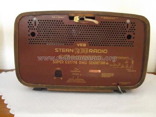 Sonneberg Sekretär 4 697/76GWU; Stern-Radio (ID = 963121) Radio