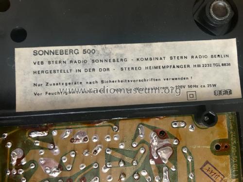 Sonneberg 500 ; Stern-Radio (ID = 2635424) Radio