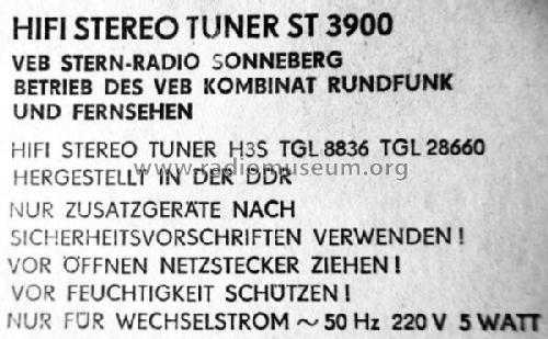 ST3900; Stern-Radio (ID = 2390638) Radio