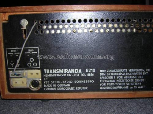 Transmiranda 6210; Stern-Radio (ID = 173006) Radio