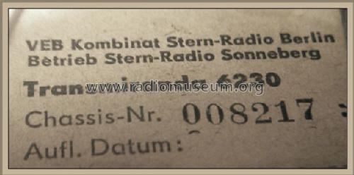 Transmiranda 6230; Stern-Radio (ID = 1721482) Radio