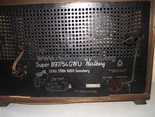 Wartburg 897/54GWU; Stern-Radio (ID = 1195699) Radio