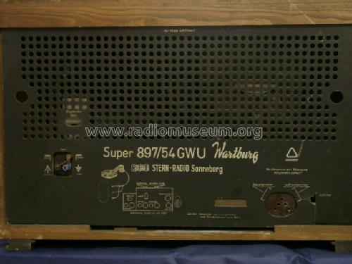 Wartburg 897/54GWU; Stern-Radio (ID = 68780) Radio