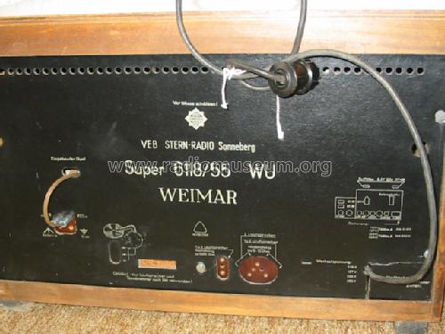 Weimar 6118/55WU; Stern-Radio (ID = 13466) Radio